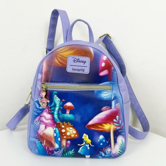 Loungefly Disney Alice In Wonderland Mushroom Caterpillar Mini Backpack main image 3